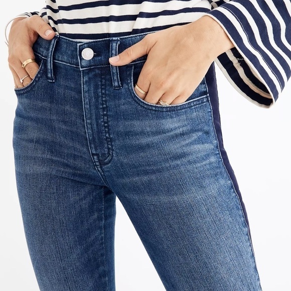 MADEWELL 9” High-Rise Skinny Jeans in Beattie Wash Size 25 - Picture 4 of 16